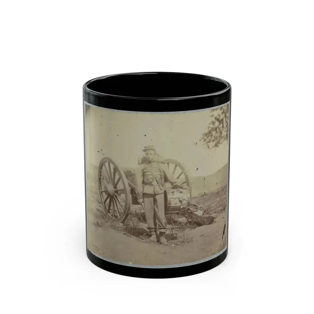 22d New York State Militia Near Harpers Ferry, Va., 1861 I.E.1862 026 (U.S. Civil War) Black Coffee Mug 11oz - Go Mug Yourself