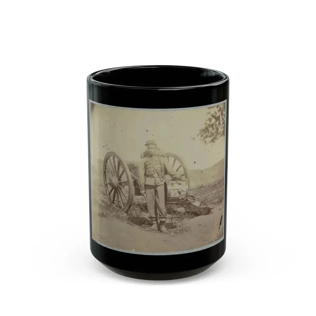 22d New York State Militia Near Harpers Ferry, Va., 1861 I.E.1862 026 (U.S. Civil War) Black Coffee Mug 15oz - Go Mug Yourself