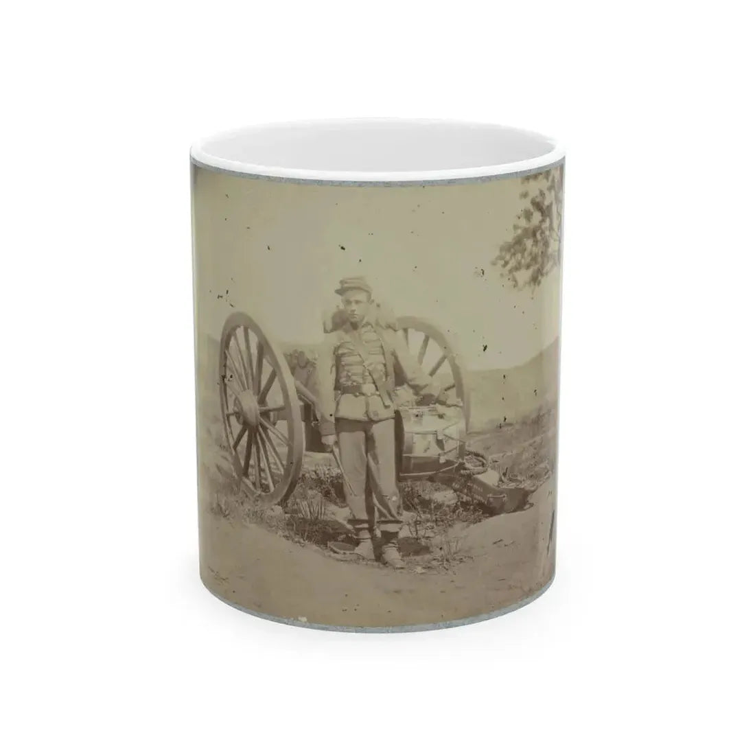 22d New York State Militia Near Harpers Ferry, Va., 1861 I.E.1862 026 (U.S. Civil War) White Coffee Mug 11oz - Go Mug Yourself