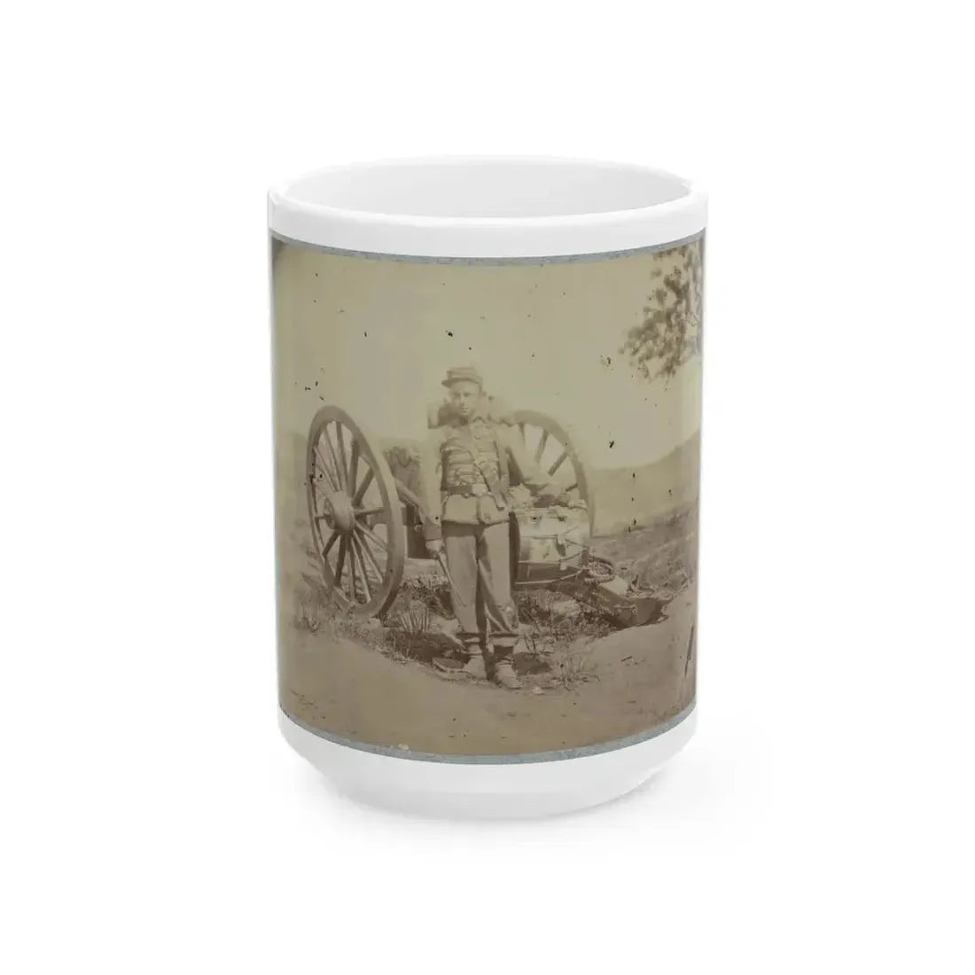 22d New York State Militia Near Harpers Ferry, Va., 1861 I.E.1862 026 (U.S. Civil War) White Coffee Mug 15oz - Go Mug Yourself
