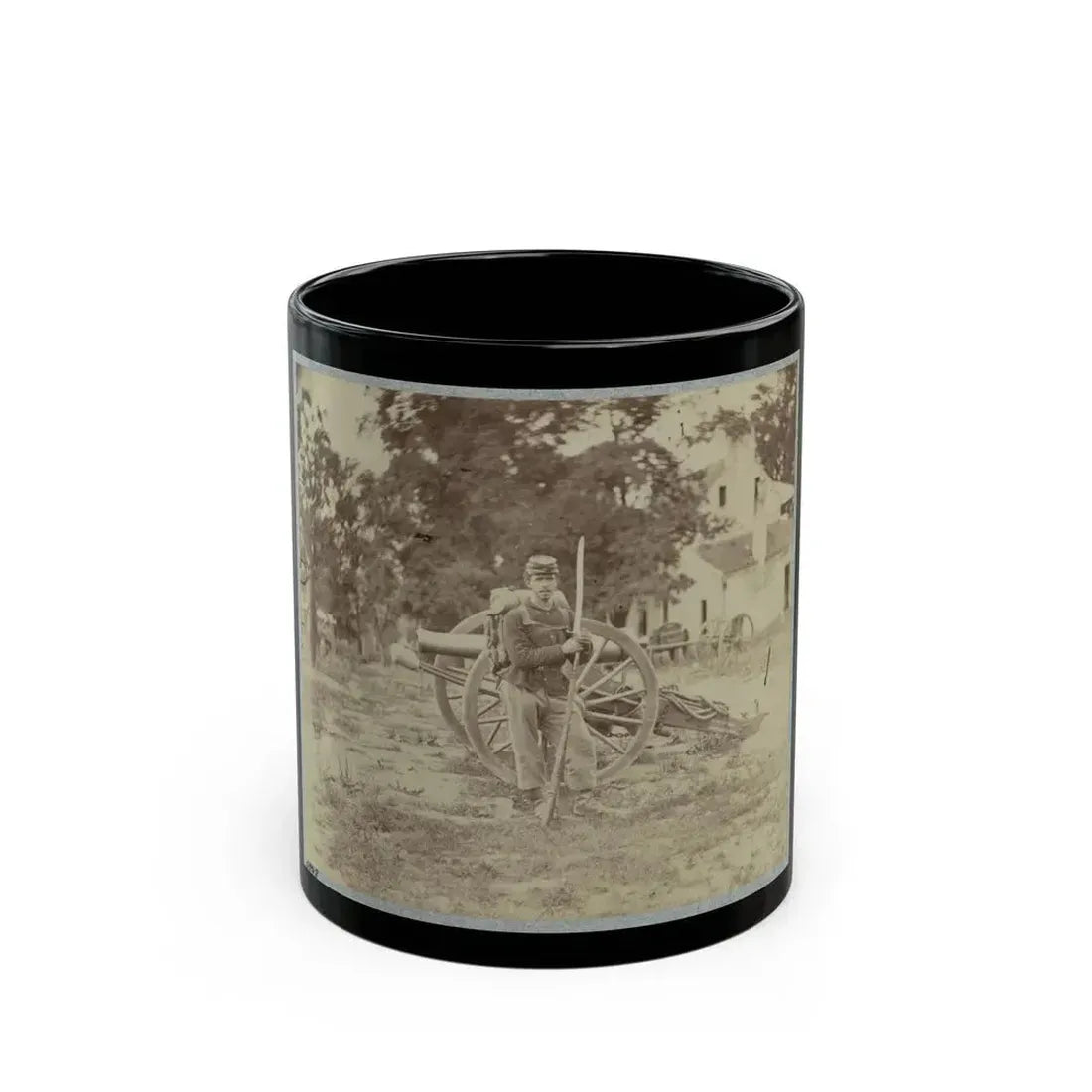 22d New York State Militia Near Harpers Ferry, Va., 1861 I.E.1862 027 (U.S. Civil War) Black Coffee Mug 11oz - Go Mug Yourself