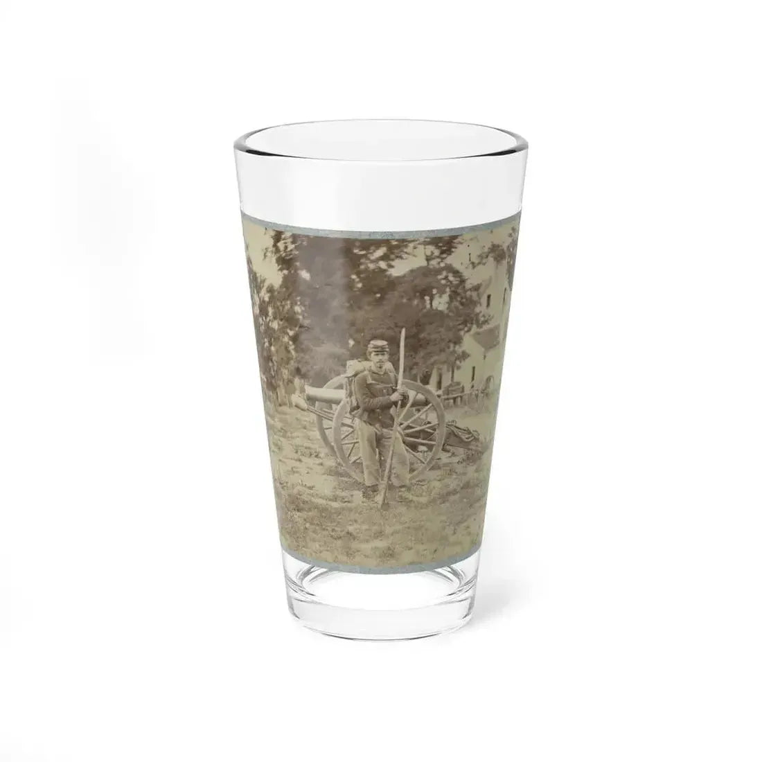22d New York State Militia Near Harpers Ferry, Va., 1861 I.E.1862 027 (U.S. Civil War) Pint Glass 16oz 16oz - Go Mug Yourself
