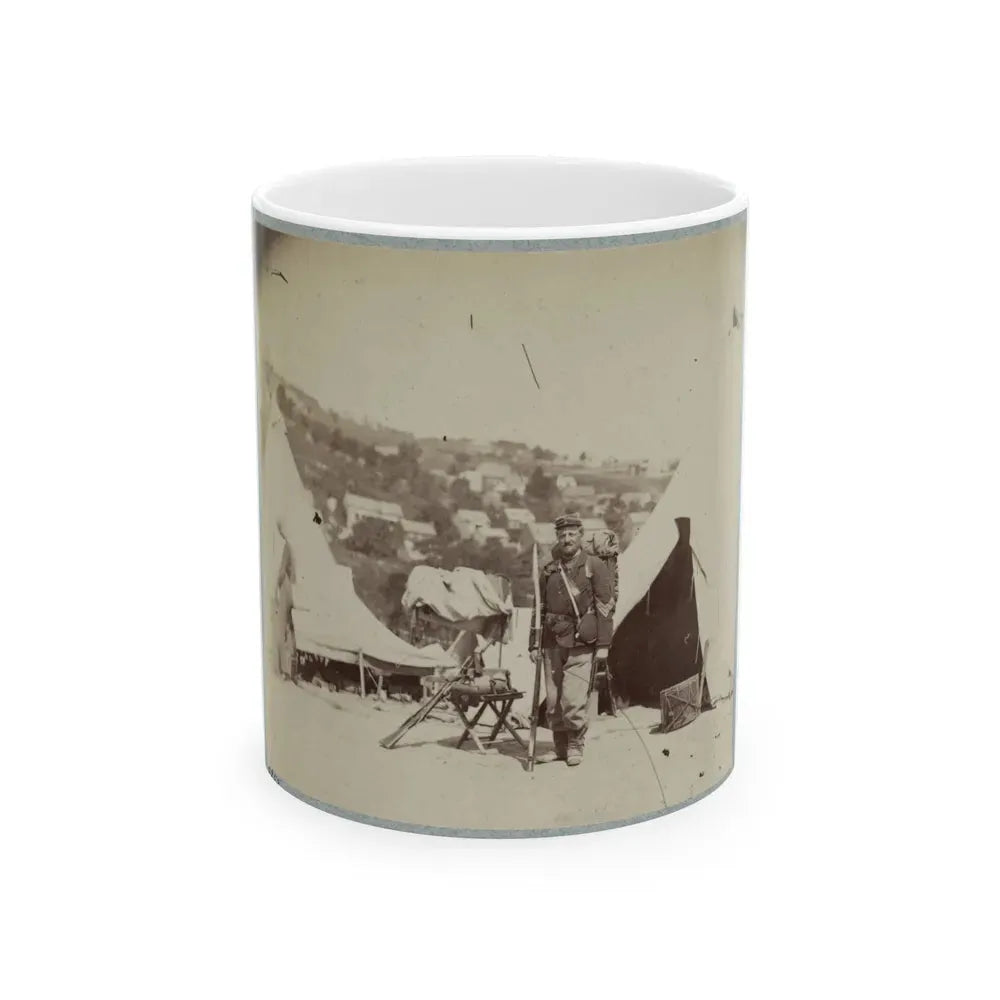 22d New York State Militia Near Harpers Ferry, Va., 1861 I.E.1862 028 (U.S. Civil War) White Coffee Mug 11oz - Go Mug Yourself