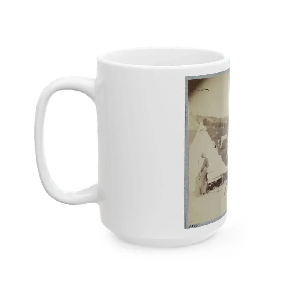 22d New York State Militia Near Harpers Ferry, Va., 1861 I.E.1862 028 (U.S. Civil War) White Coffee Mug - Go Mug Yourself