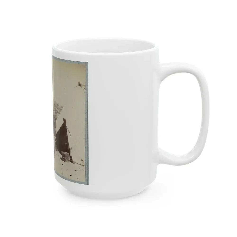 22d New York State Militia Near Harpers Ferry, Va., 1861 I.E.1862 028 (U.S. Civil War) White Coffee Mug - Go Mug Yourself