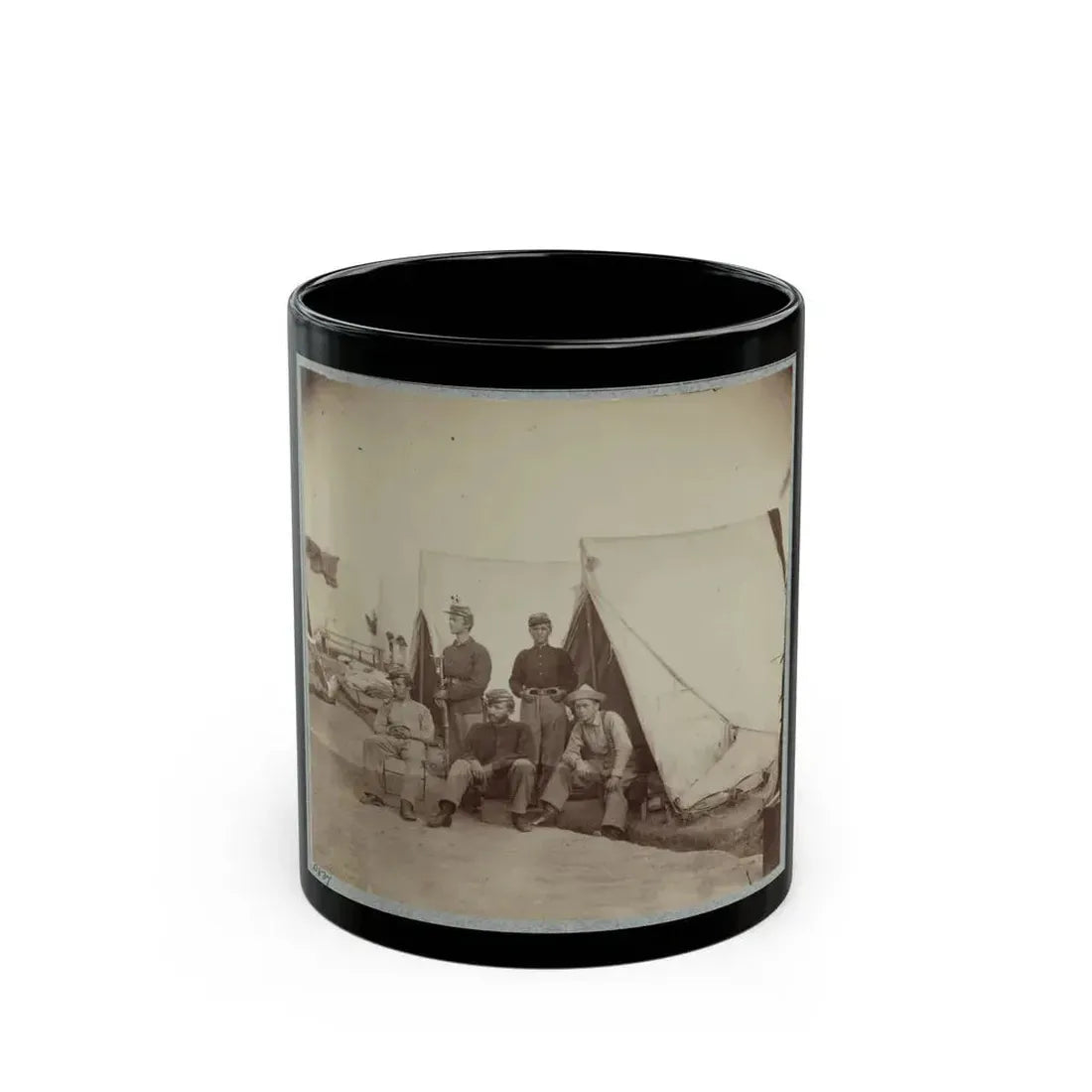 22d New York State Militia Near Harpers Ferry, Va., 1861 I.E.1862(2) (U.S. Civil War) Black Coffee Mug 11oz - Go Mug Yourself