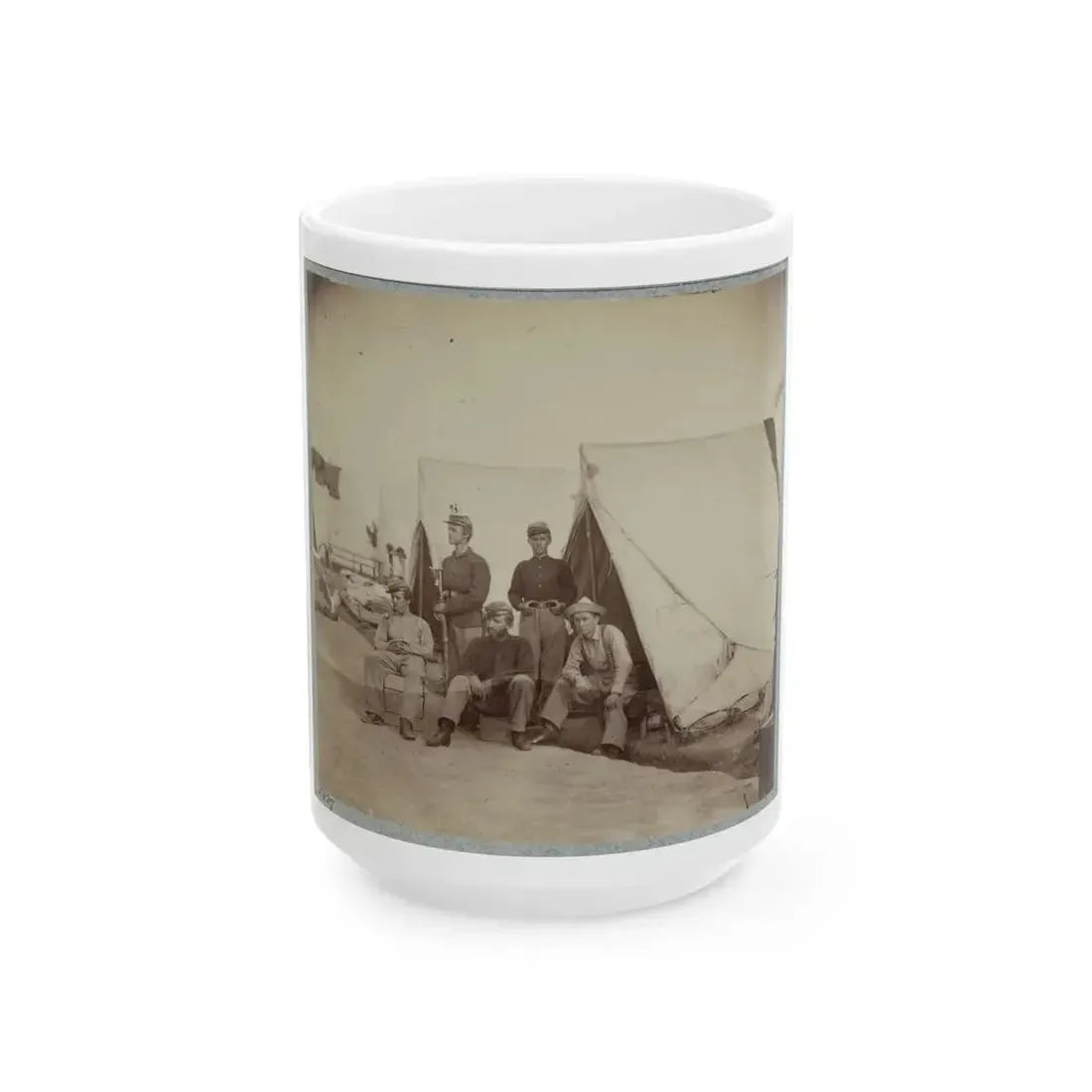 22d New York State Militia Near Harpers Ferry, Va., 1861 I.E.1862(2) (U.S. Civil War) White Coffee Mug 15oz - Go Mug Yourself