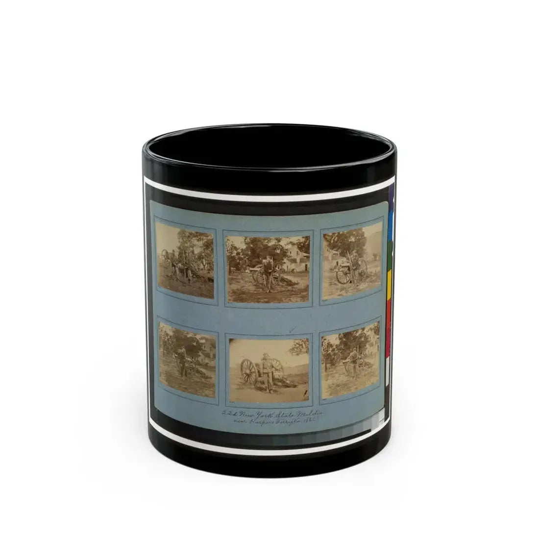 22d New York State Militia Near Harpers Ferry, Va., 1861 I.E.1862(3) (U.S. Civil War) Black Coffee Mug 11oz - Go Mug Yourself