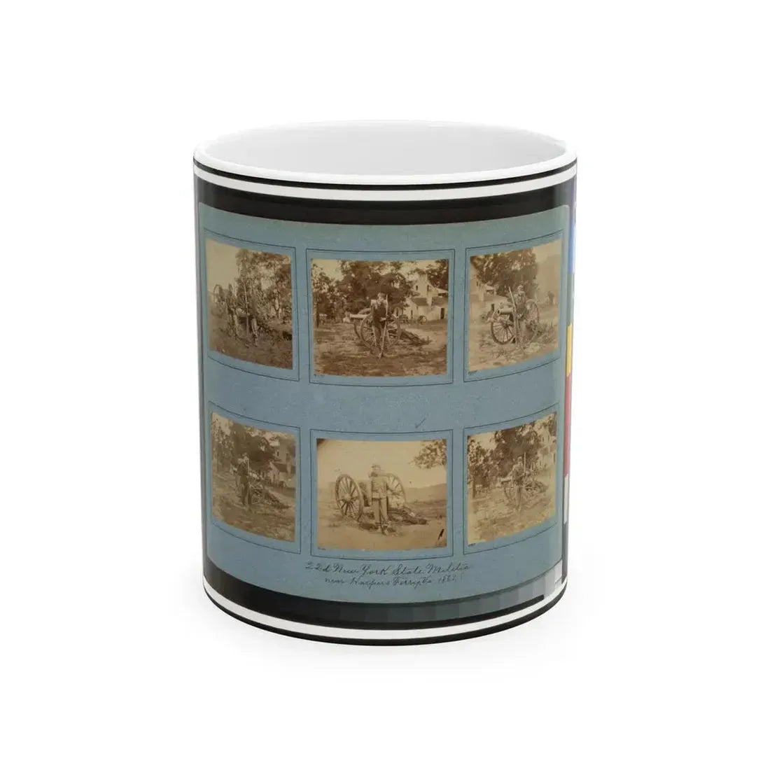 22d New York State Militia Near Harpers Ferry, Va., 1861 I.E.1862(3) (U.S. Civil War) White Coffee Mug 11oz - Go Mug Yourself
