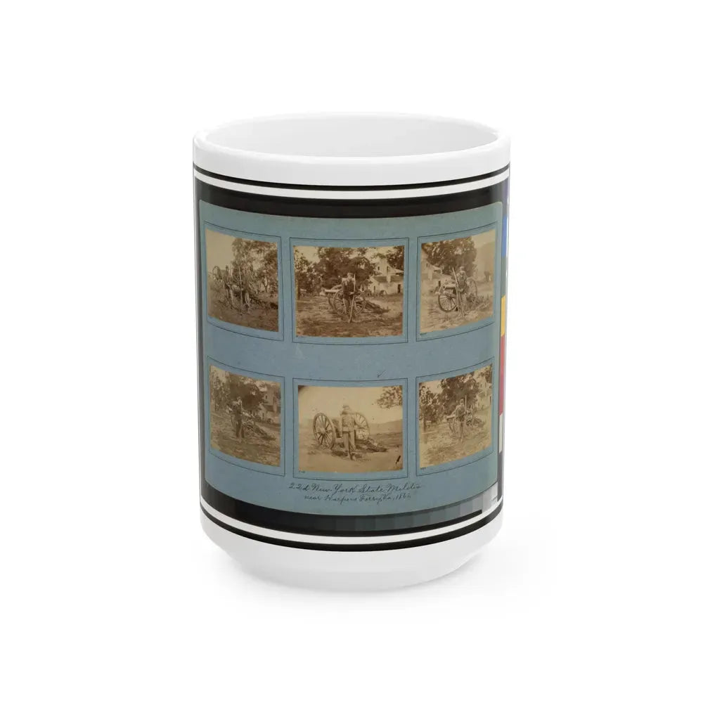 22d New York State Militia Near Harpers Ferry, Va., 1861 I.E.1862(3) (U.S. Civil War) White Coffee Mug 15oz - Go Mug Yourself