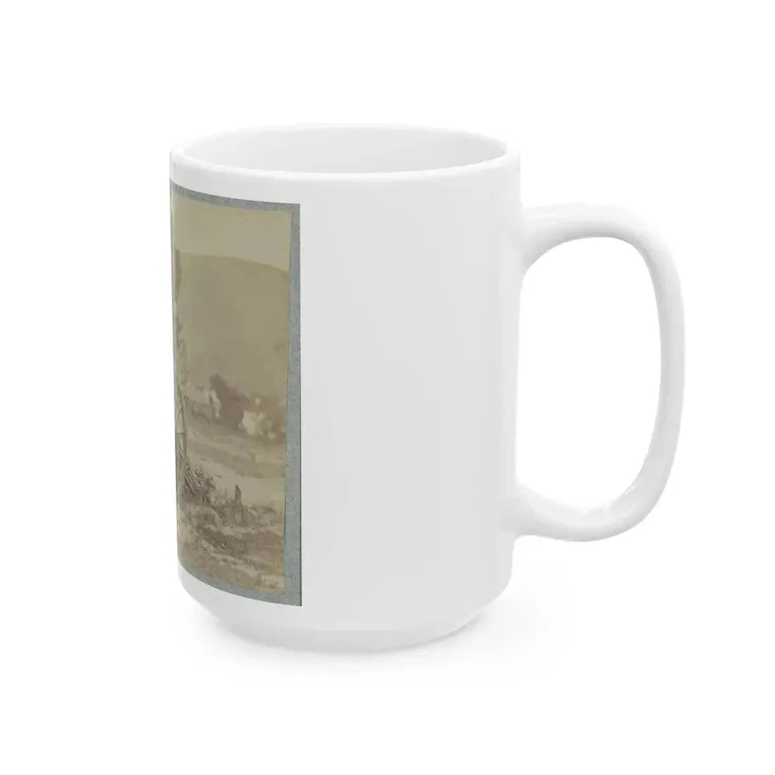 22d New York State Millitia Near Harpers Ferry, Va., 1861 I.E. 1862 (U.S. Civil War) White Coffee Mug - Go Mug Yourself