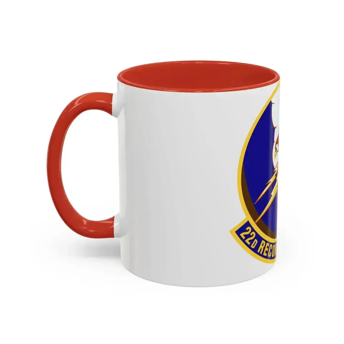 22d Reconnaissance Squadron (U.S. Air Force) Accent Coffee Mug - Go Mug Yourself
