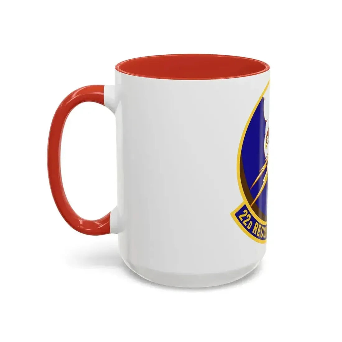 22d Reconnaissance Squadron (U.S. Air Force) Accent Coffee Mug - Go Mug Yourself