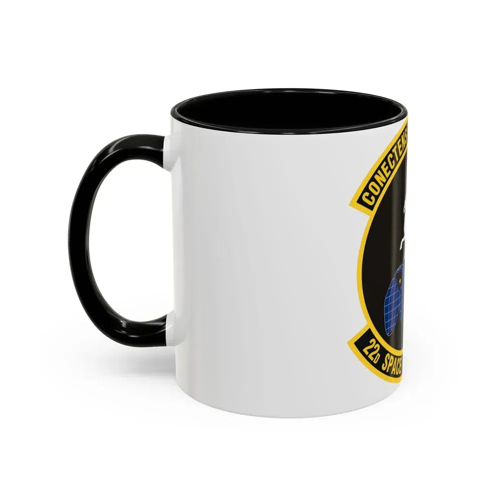 22d Space Operations Squadron (U.S. Air Force) Accent Coffee Mug - Go Mug Yourself