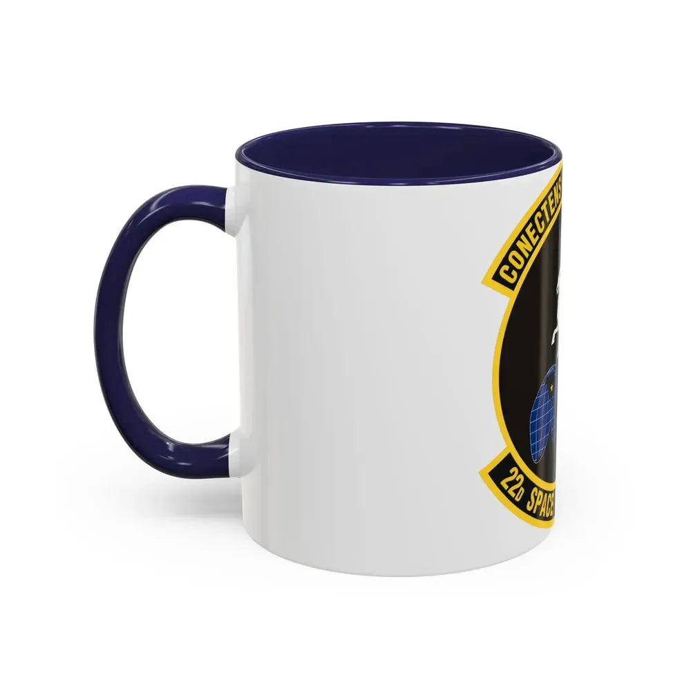 22d Space Operations Squadron (U.S. Air Force) Accent Coffee Mug - Go Mug Yourself