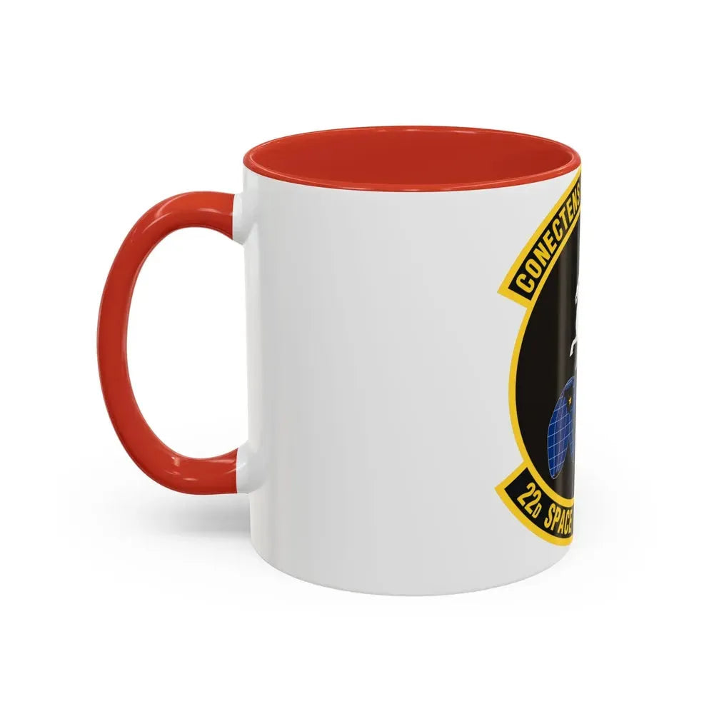 22d Space Operations Squadron (U.S. Air Force) Accent Coffee Mug - Go Mug Yourself