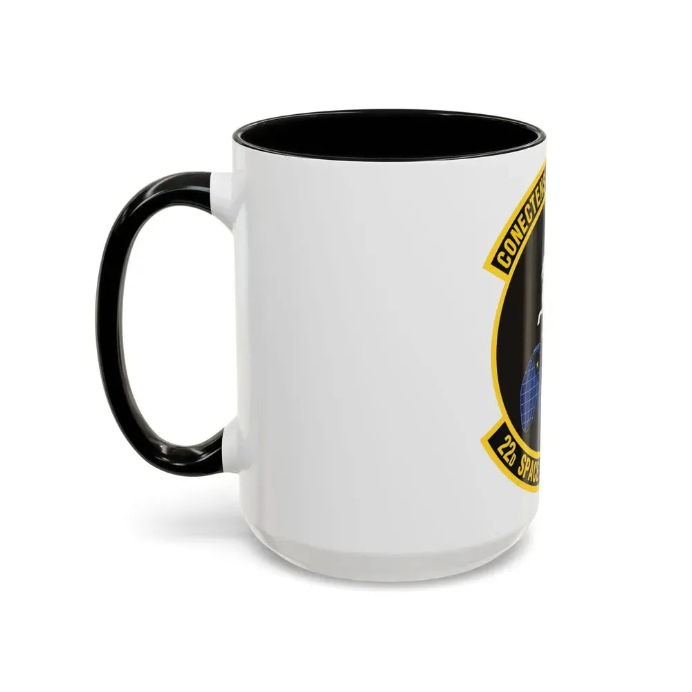 22d Space Operations Squadron (U.S. Air Force) Accent Coffee Mug - Go Mug Yourself