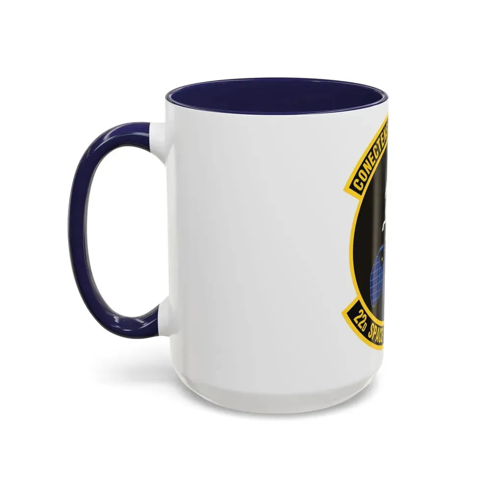 22d Space Operations Squadron (U.S. Air Force) Accent Coffee Mug - Go Mug Yourself