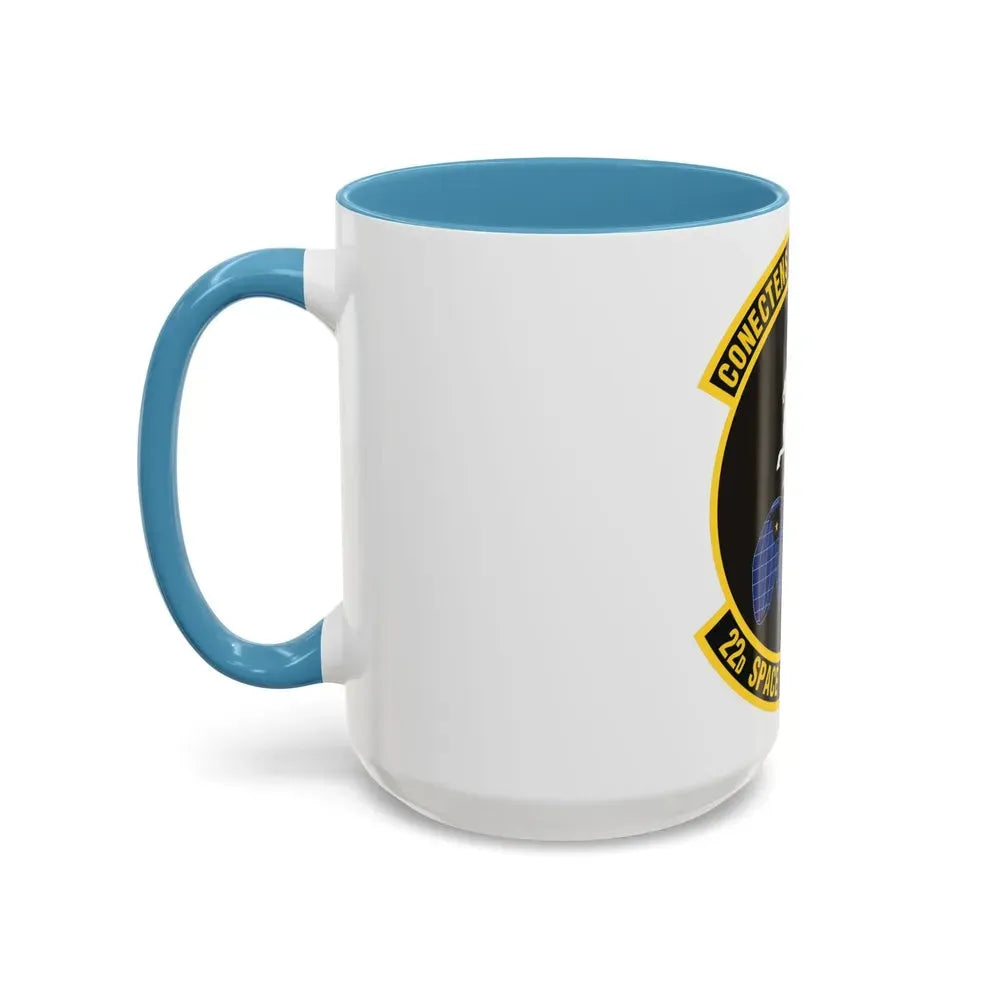 22d Space Operations Squadron (U.S. Air Force) Accent Coffee Mug - Go Mug Yourself