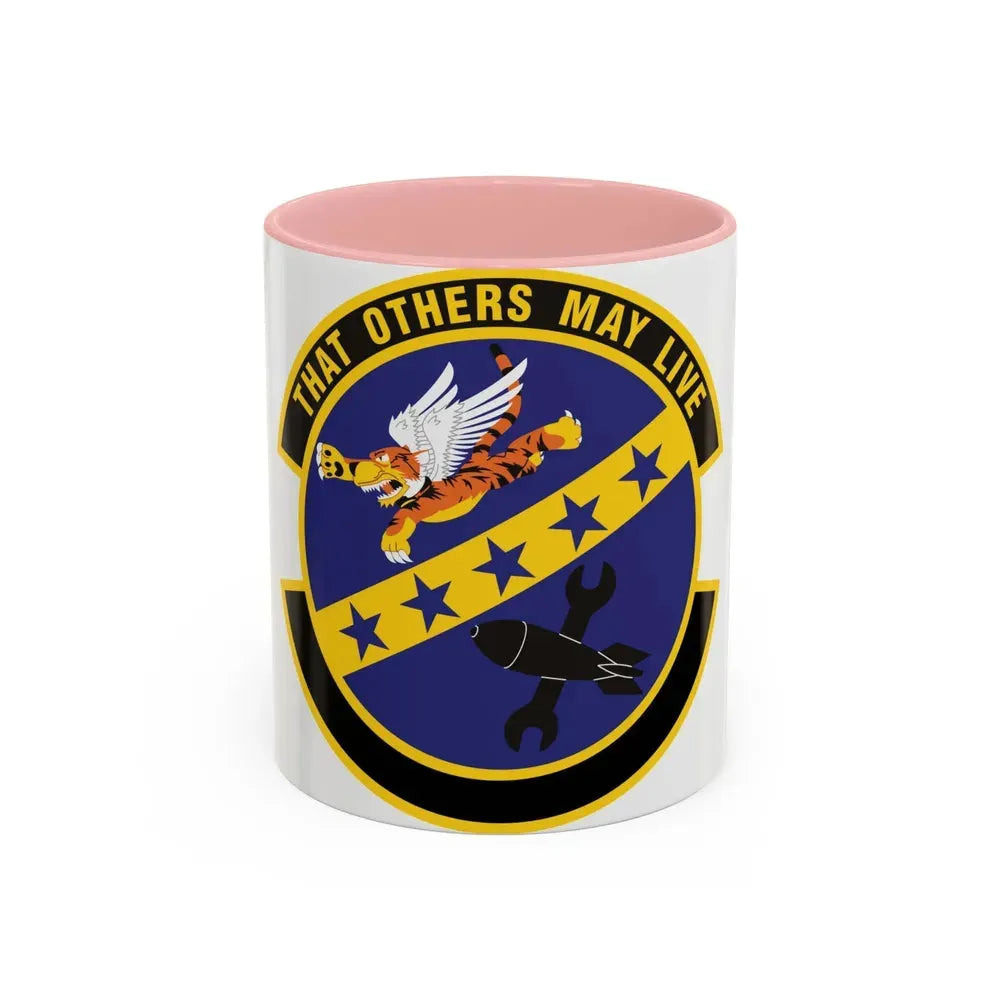 23 Maintenance Sq ACC (U.S. Air Force) Accent Coffee Mug 11oz Pink - Go Mug Yourself