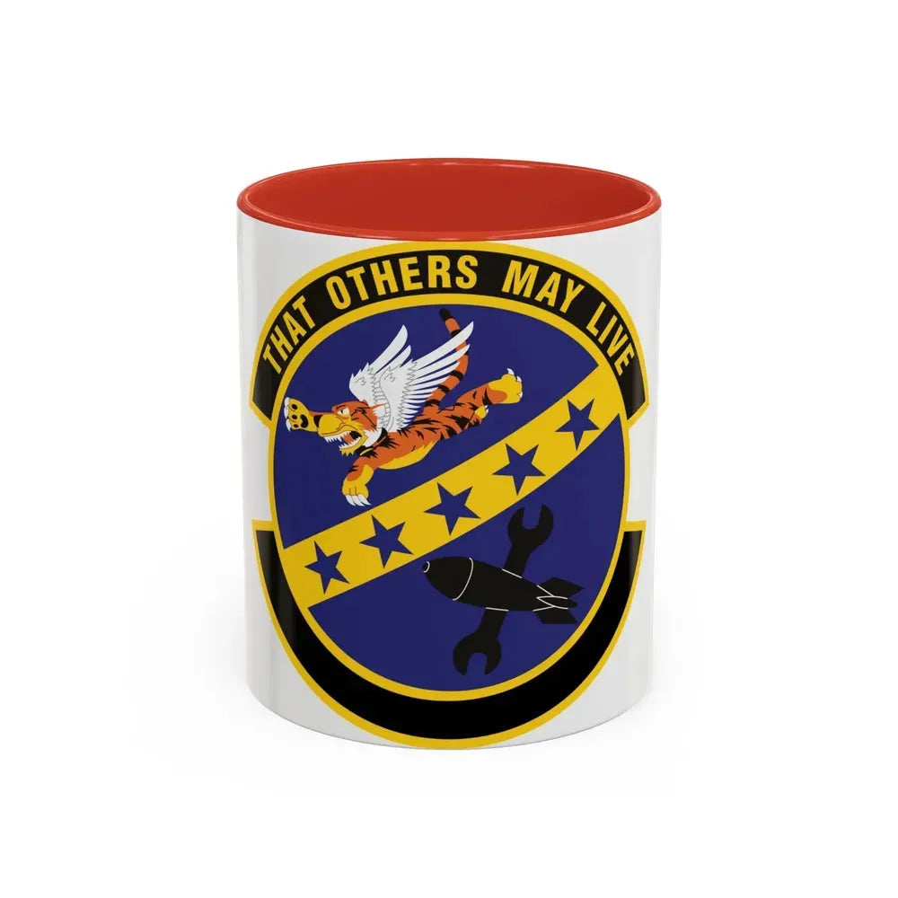 23 Maintenance Sq ACC (U.S. Air Force) Accent Coffee Mug 11oz Red - Go Mug Yourself