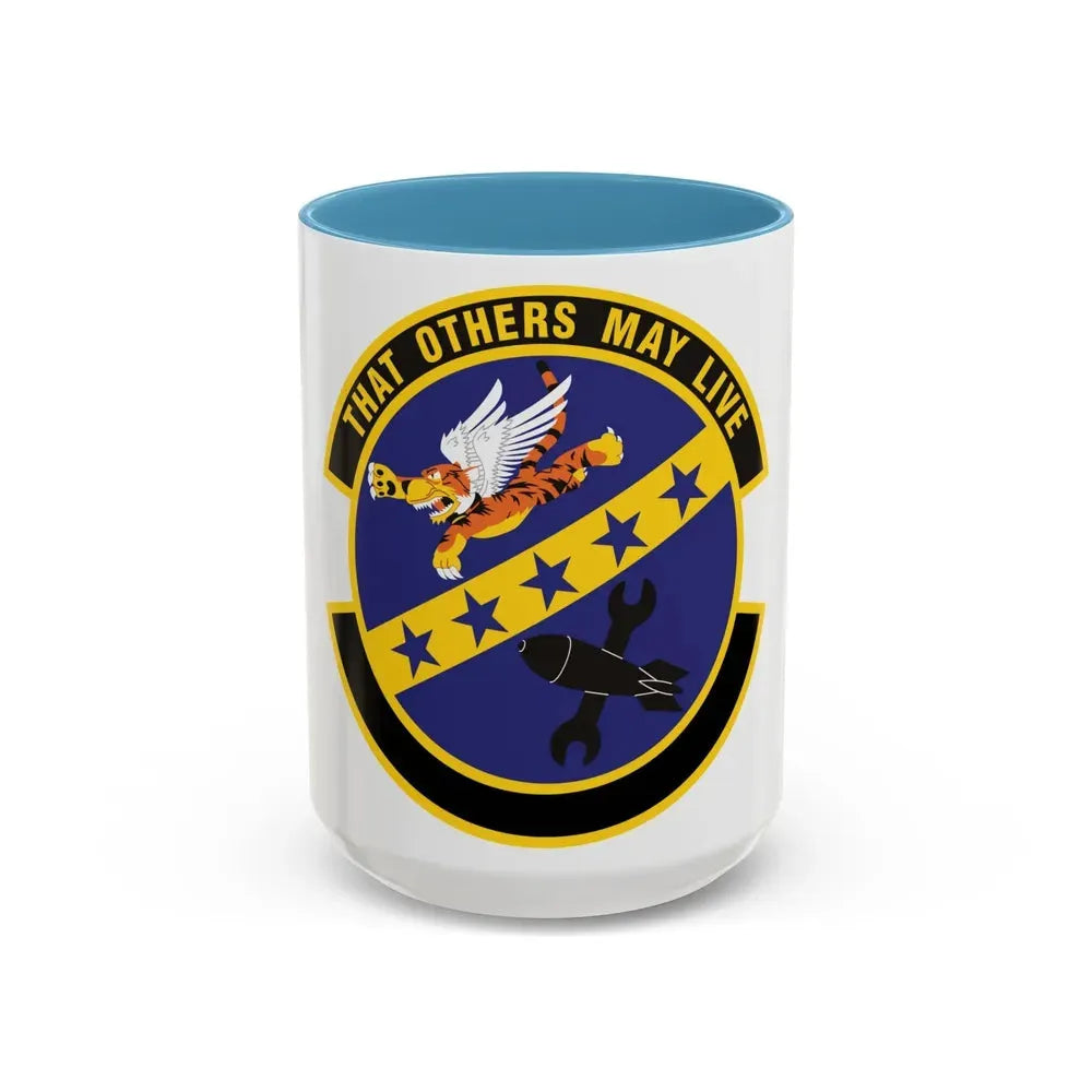 23 Maintenance Sq ACC (U.S. Air Force) Accent Coffee Mug 15oz Light Blue - Go Mug Yourself