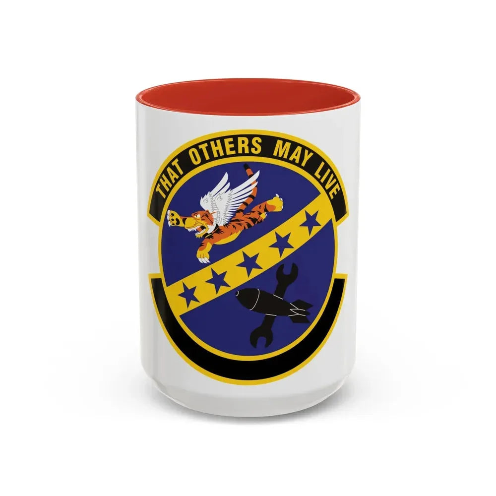 23 Maintenance Sq ACC (U.S. Air Force) Accent Coffee Mug 15oz Red - Go Mug Yourself