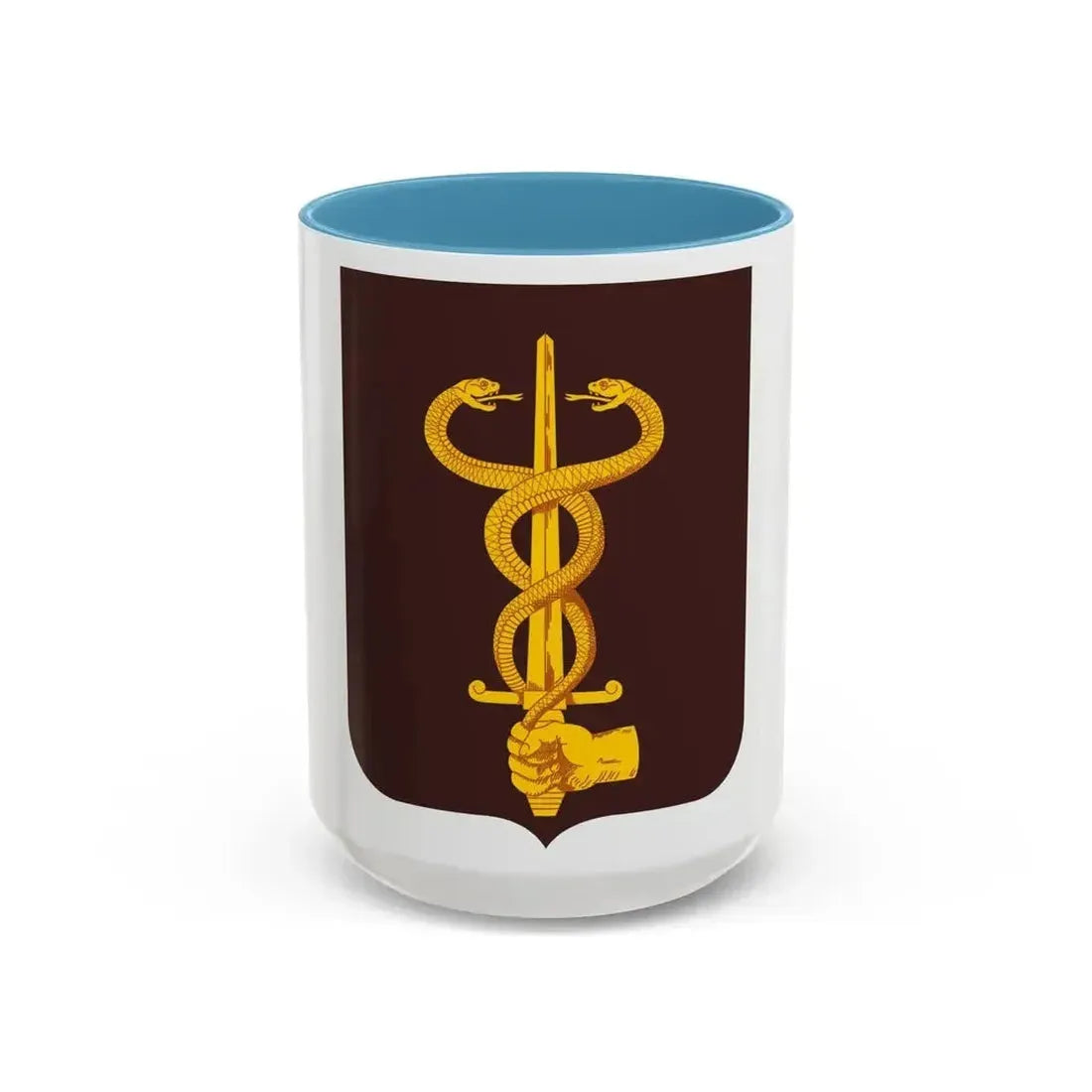 23 Medical Battalion 2 (U.S. Army) Accent Coffee Mug 15oz Light Blue - Go Mug Yourself