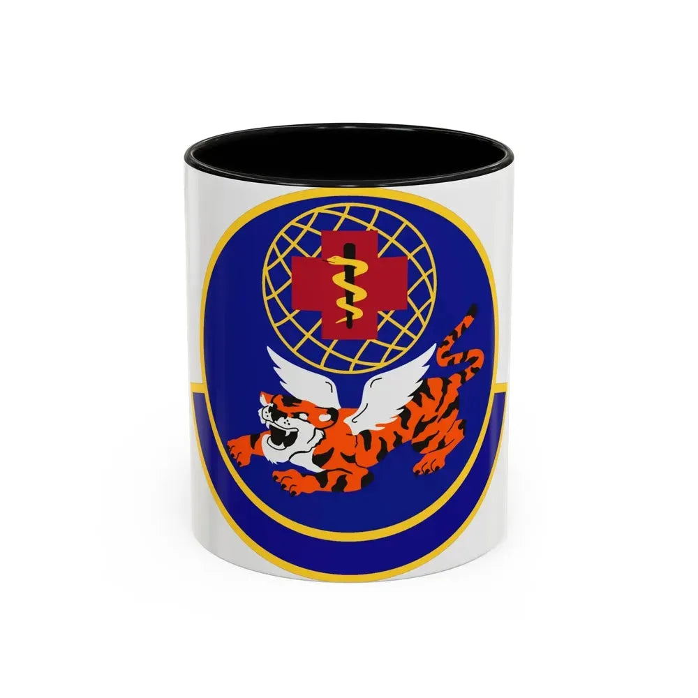 23 Operational Medical Readiness Squadron ACC (U.S. Air Force) Accent Coffee Mug 11oz Black - Go Mug Yourself