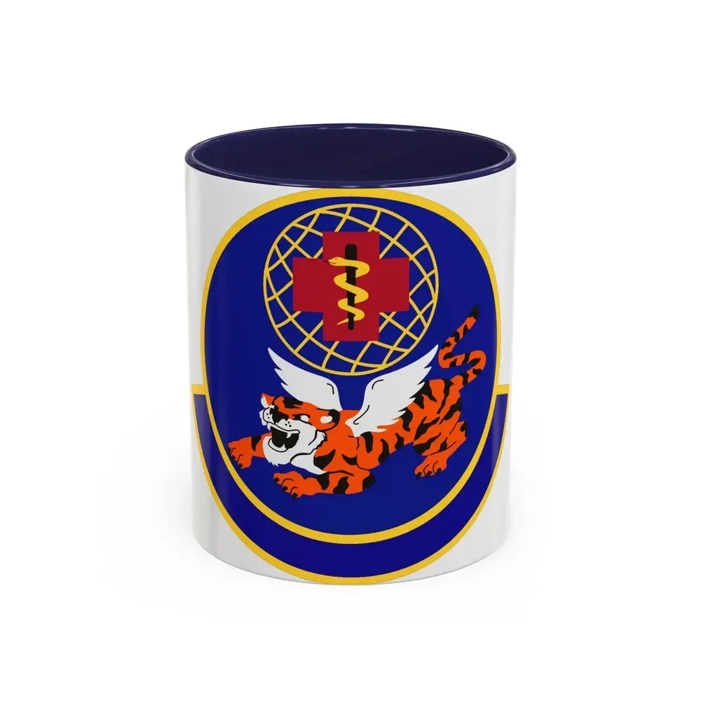 23 Operational Medical Readiness Squadron ACC (U.S. Air Force) Accent Coffee Mug 11oz Navy - Go Mug Yourself