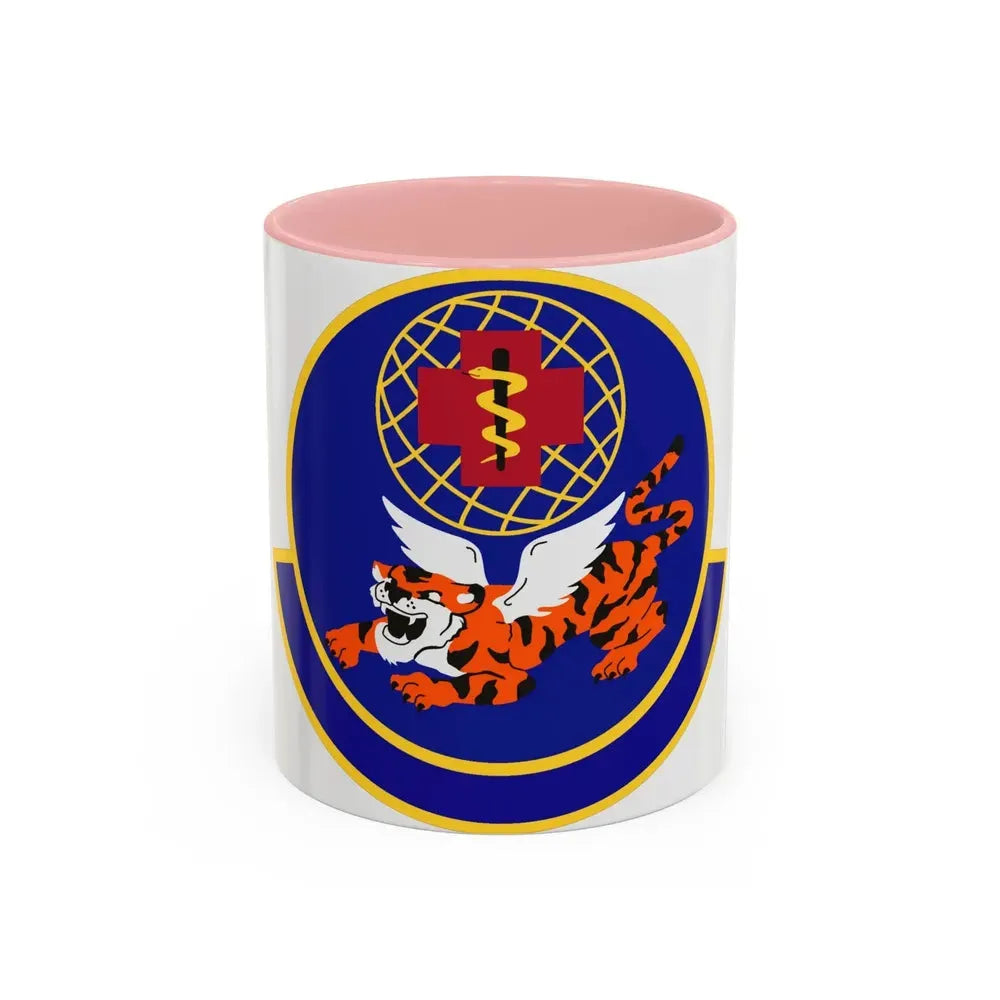 23 Operational Medical Readiness Squadron ACC (U.S. Air Force) Accent Coffee Mug 11oz Pink - Go Mug Yourself