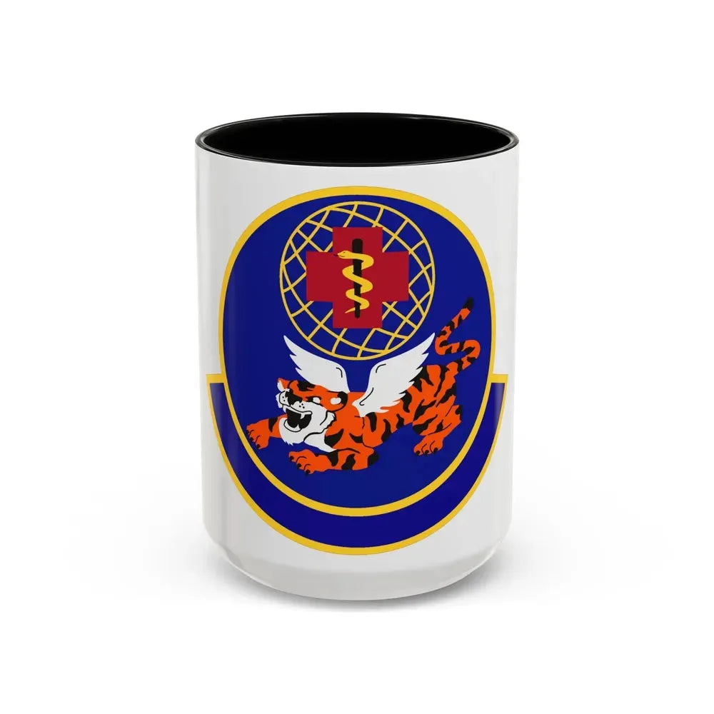 23 Operational Medical Readiness Squadron ACC (U.S. Air Force) Accent Coffee Mug 15oz Black - Go Mug Yourself