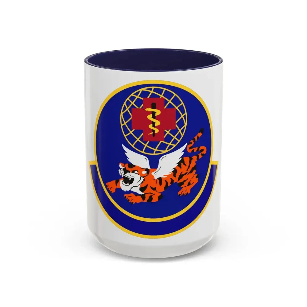 23 Operational Medical Readiness Squadron ACC (U.S. Air Force) Accent Coffee Mug 15oz Navy - Go Mug Yourself