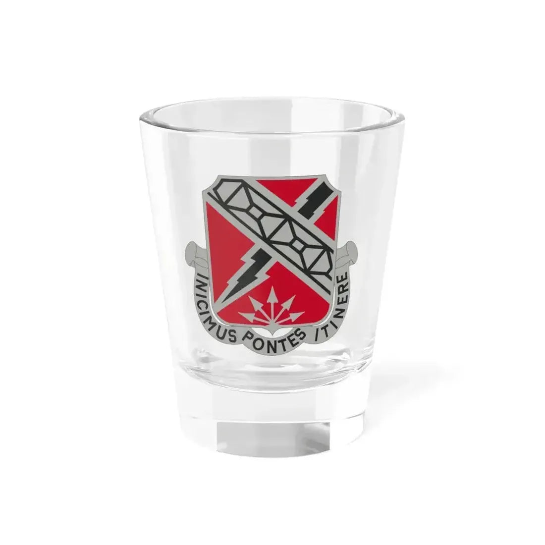 230 Engineer Battalion (U.S. Army) Shot Glass 1.5oz 1.5oz - Go Mug Yourself