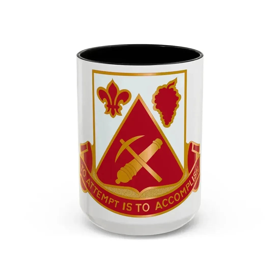 231 Engineer Combat Battalion (U.S. Army) Accent Coffee Mug 15oz Black - Go Mug Yourself