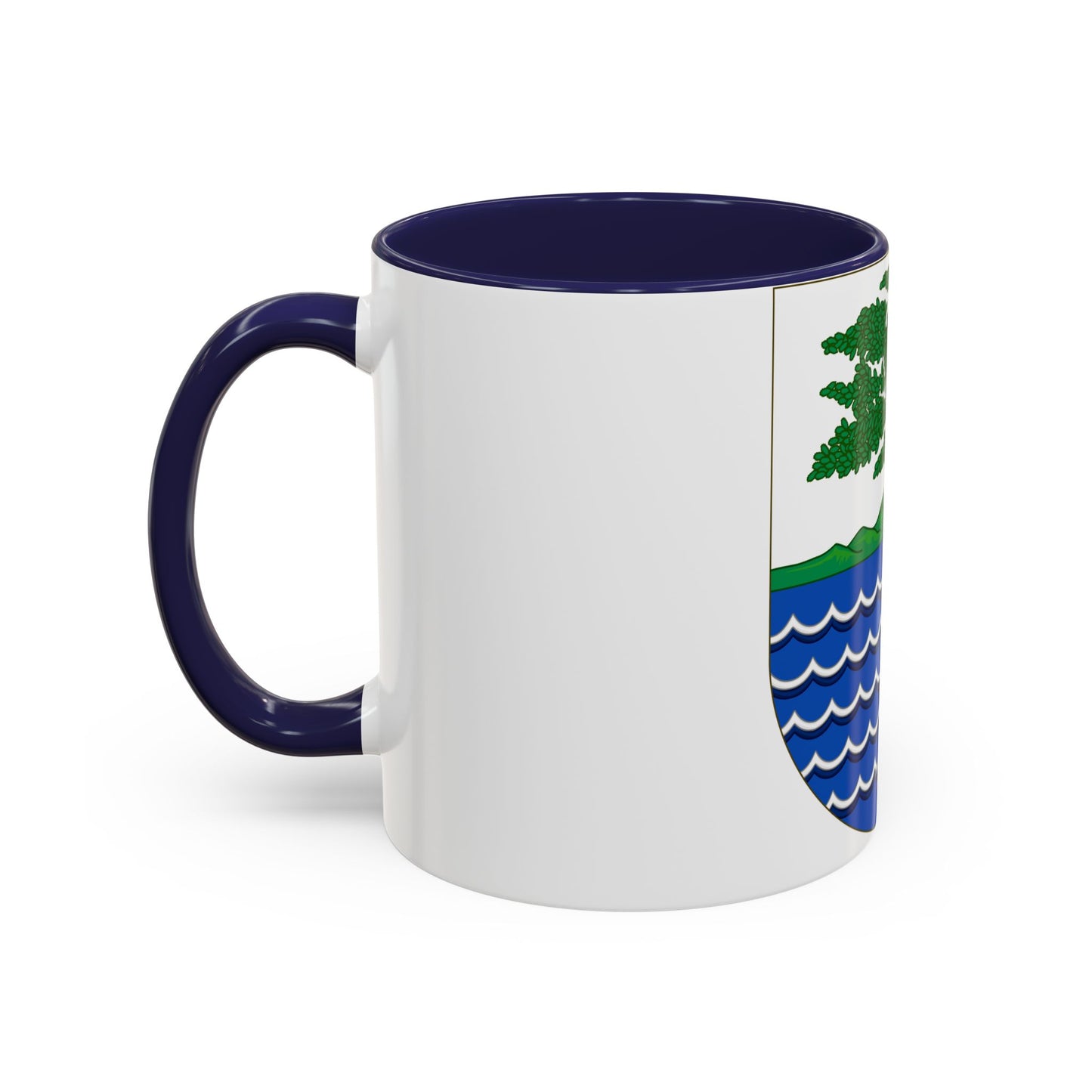 Coat of Arms of the Portuguese and Spanish Guinea - Accent Coffee Mug