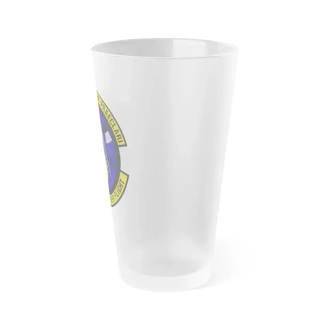 231st Civil Engineer Flight (U.S. Air Force) Frosted Pint Glass 16oz - Go Mug Yourself