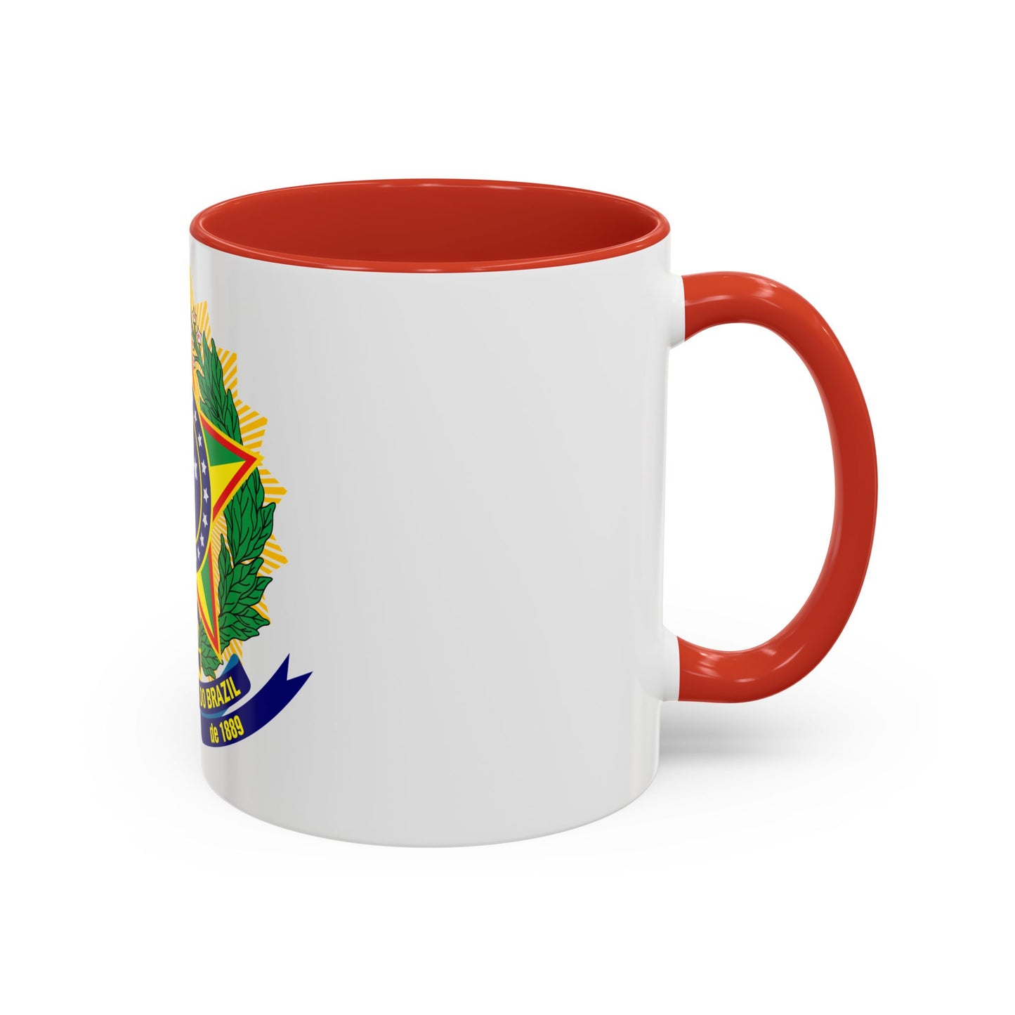 Coat of arms of the United States of Brazil - Accent Coffee Mug
