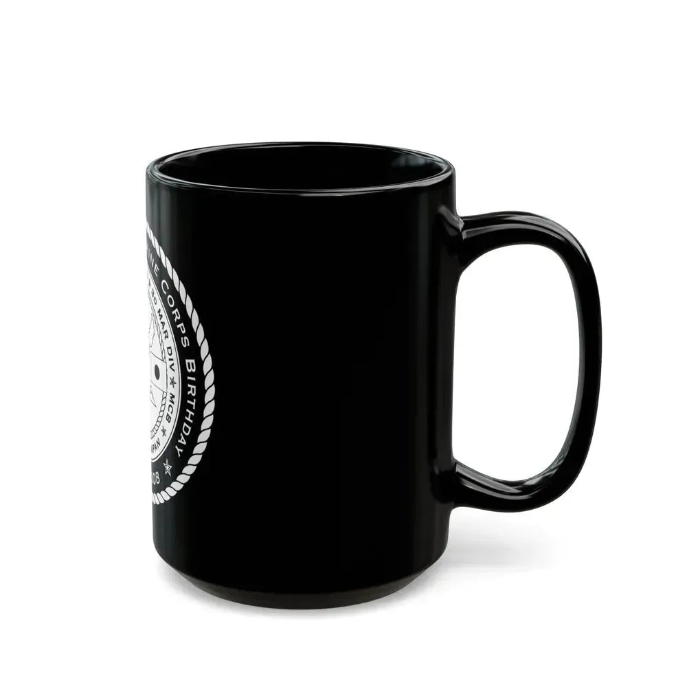 233rd USMC United States Marine Corps Birthday 1778 (USMC) Black Coffee Mug - Go Mug Yourself