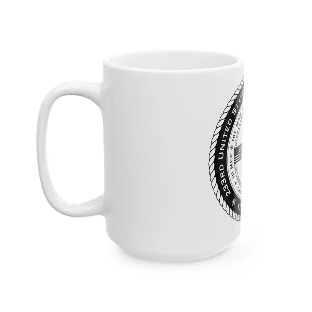 233rd USMC United States Marine Corps Birthday 1778 (USMC) White Coffee Mug - Go Mug Yourself