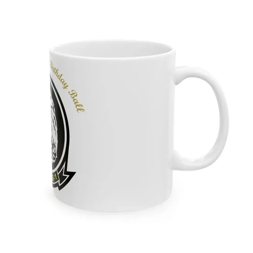 235th Marine Corps Birthday Ball MAWTS 1 (USMC) White Coffee Mug - Go Mug Yourself