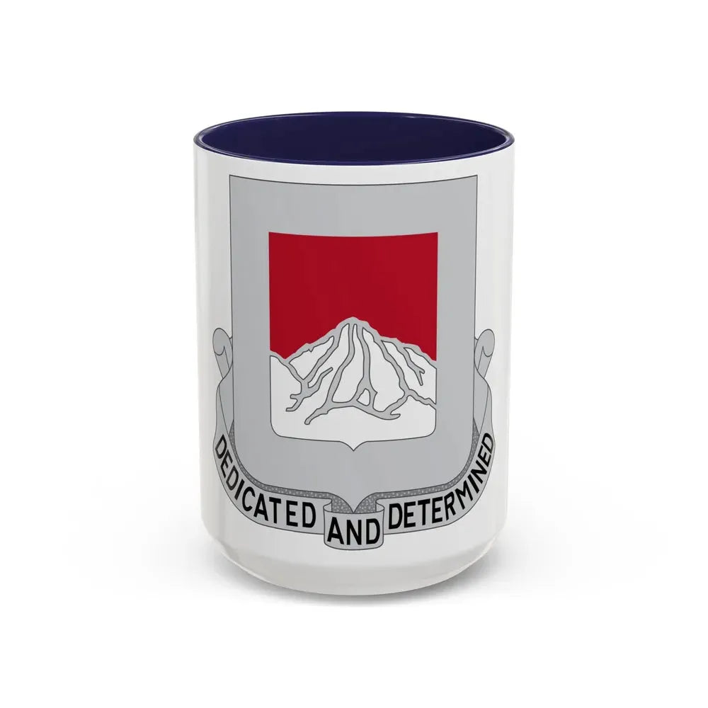 237 Engineer Battalion (U.S. Army) Accent Coffee Mug 15oz Navy - Go Mug Yourself