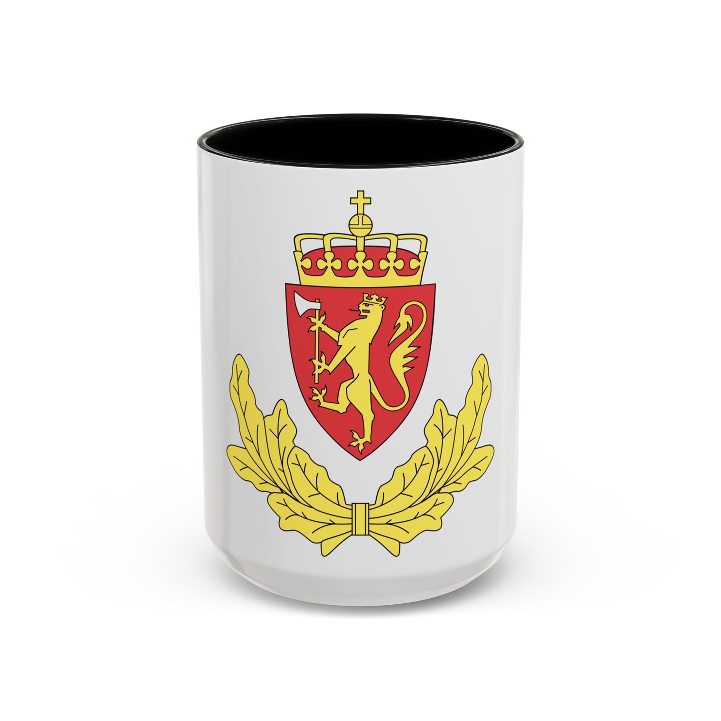 Coat of arms of the Norwegian Border Police - Accent Coffee Mug
