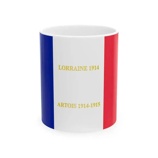 237e regiment dinfanterie-drapeau (France) White Coffee Mug 11oz - Go Mug Yourself