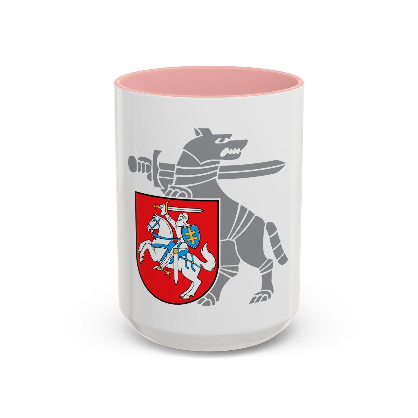 Coat of Arms Ministry of National Defence Lithuania - Accent Coffee Mug