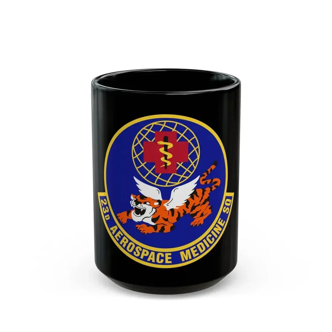 23d Aerospace Medicine Squadron (U.S. Air Force) Black Coffee Mug - Go Mug Yourself