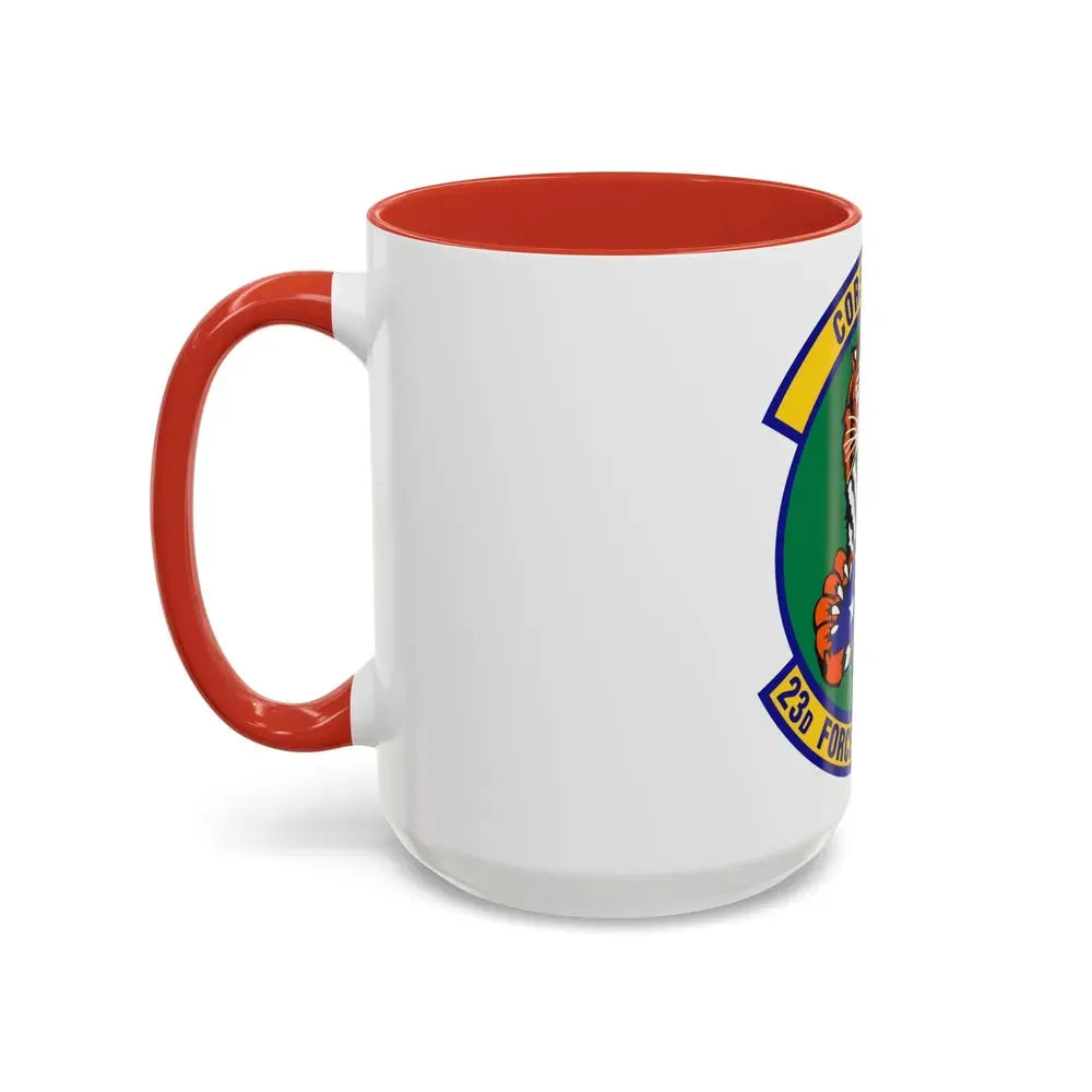 23d Force Support Squadron (U.S. Air Force) Accent Coffee Mug - Go Mug Yourself