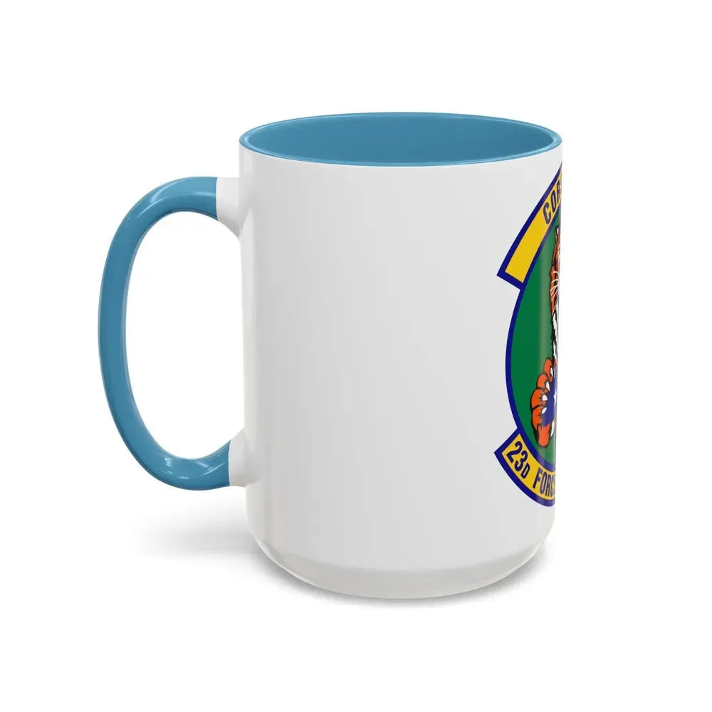 23d Force Support Squadron (U.S. Air Force) Accent Coffee Mug - Go Mug Yourself