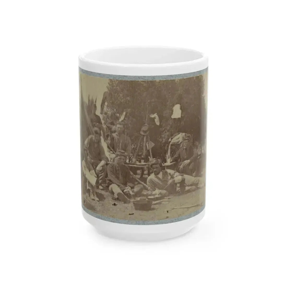 23d New York Infantry(2) (U.S. Civil War) White Coffee Mug 15oz - Go Mug Yourself