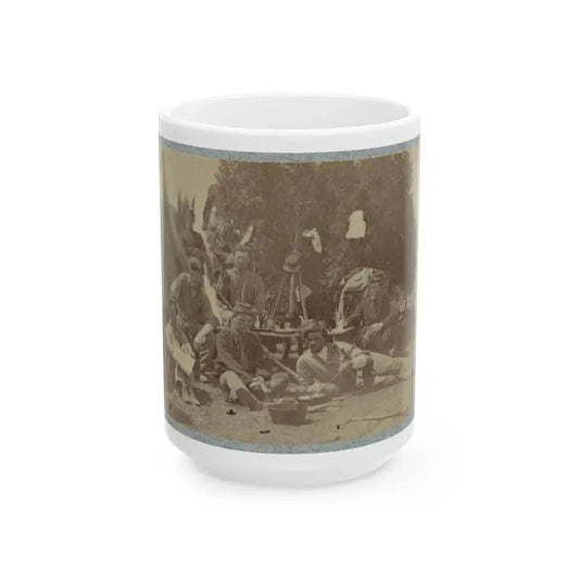 23d New York Infantry(2) (U.S. Civil War) White Coffee Mug 15oz - Go Mug Yourself
